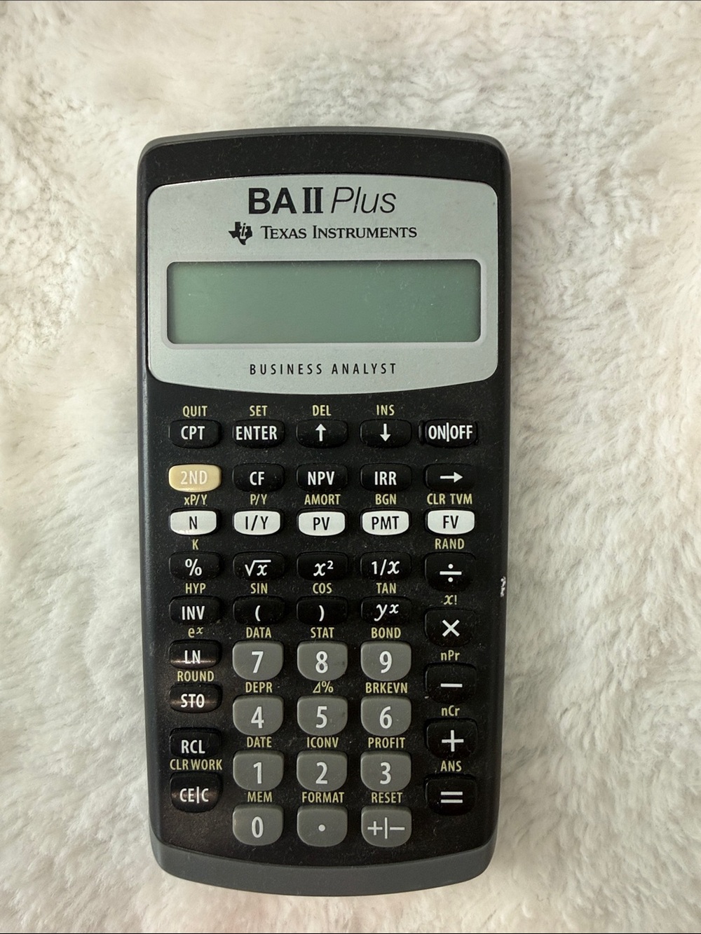 Texas Instruments Advanced Financial Calculator (BA II Plus)